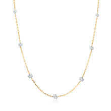 Load image into Gallery viewer, Small floating diamond necklace
