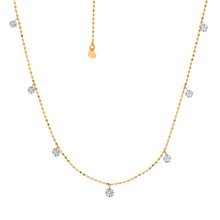Load image into Gallery viewer, Tiny floating diamond necklace
