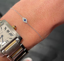 Load image into Gallery viewer, Diamond &amp; Sapphire Bracelet
