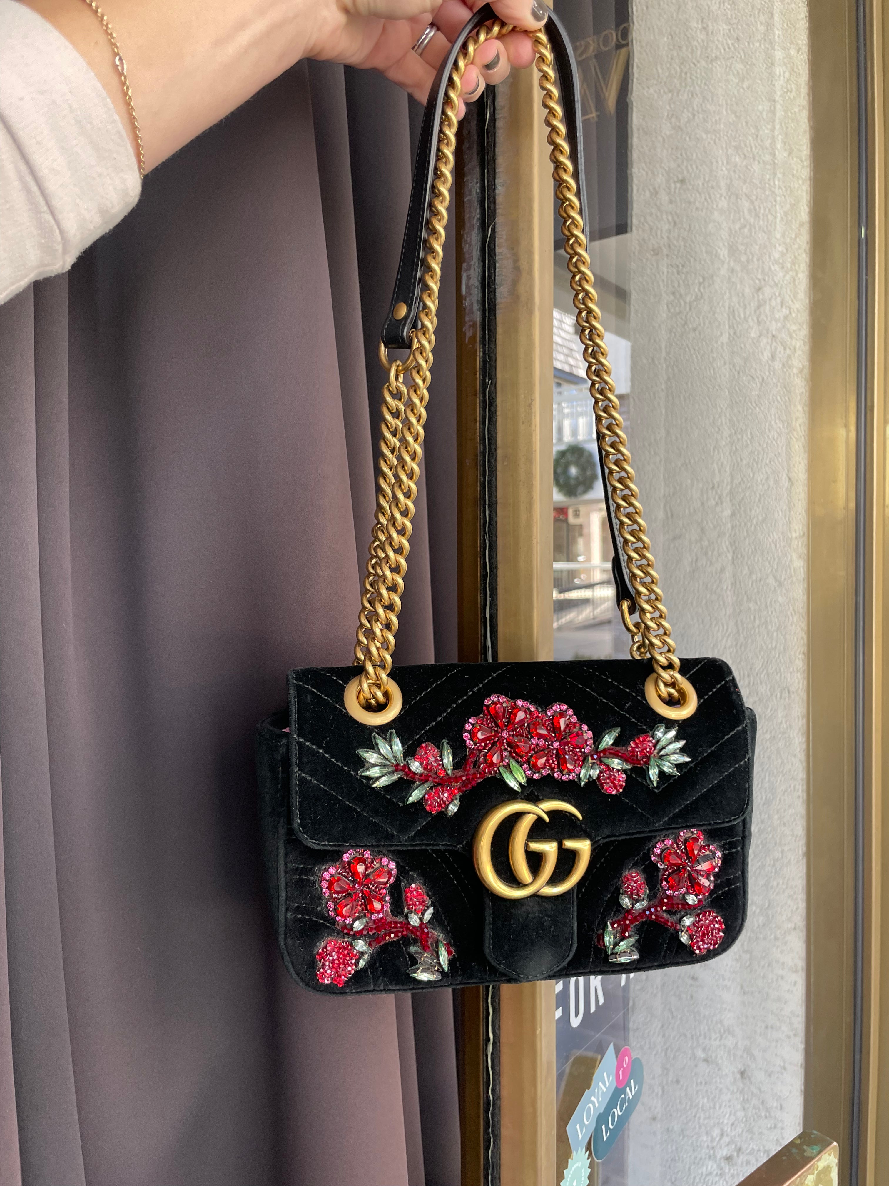 バッグ OLD GUCCI UNBORN CALF SHOULDER HAND BAG GUCCI Vintage Brown Monogram Shoulder Bag — refaireluxury