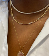 Load image into Gallery viewer, Coil Diamond Tennis Necklace
