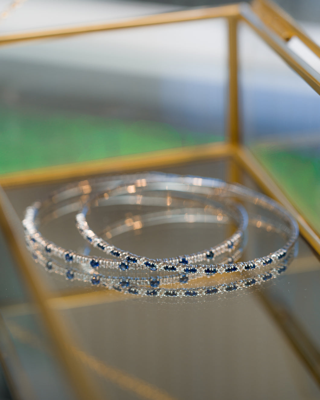 Flex Sapphire & Diamond bracelet